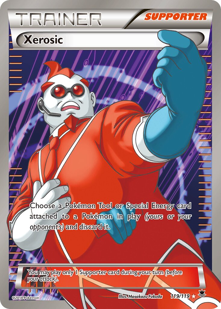 Xerosic 119/124 — Phantom Forces (English Pokémon TCG card)