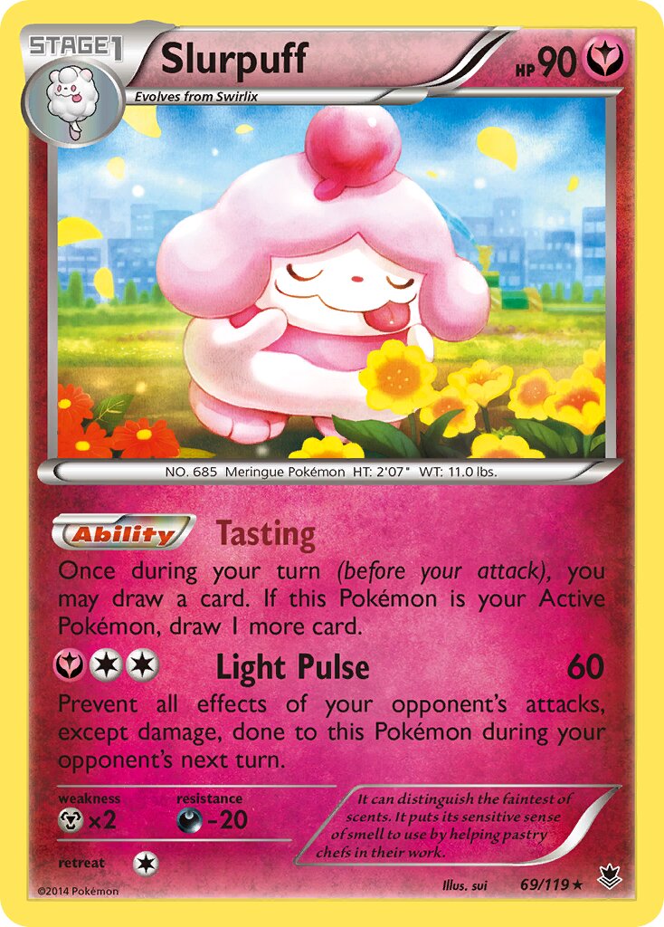 Slurpuff 069/124 — Phantom Forces (English Pokémon TCG card)