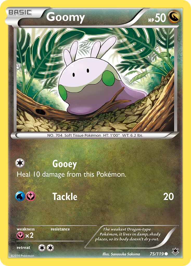 Goomy 075/124 — Phantom Forces (English Pokémon TCG card)