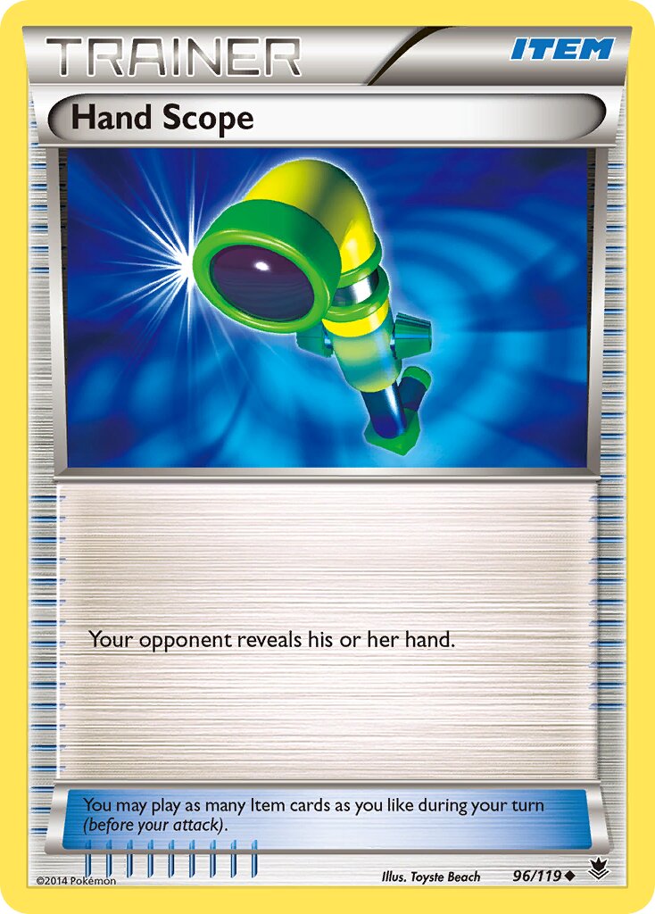 Hand Scope 096/124 — Phantom Forces (English Pokémon TCG card)