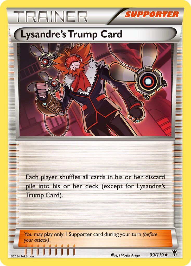 Lysandre's Trump Card 099/124 — Phantom Forces (English Pokémon TCG card)