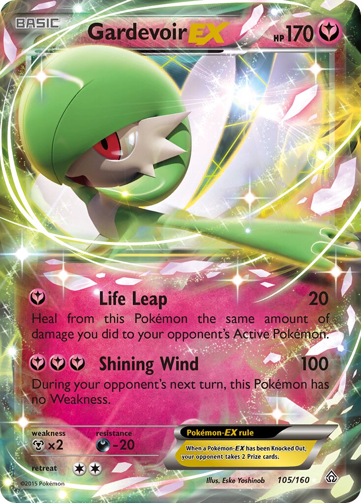 Gardevoir-EX 105/164 — Primal Clash (English Pokémon TCG card)