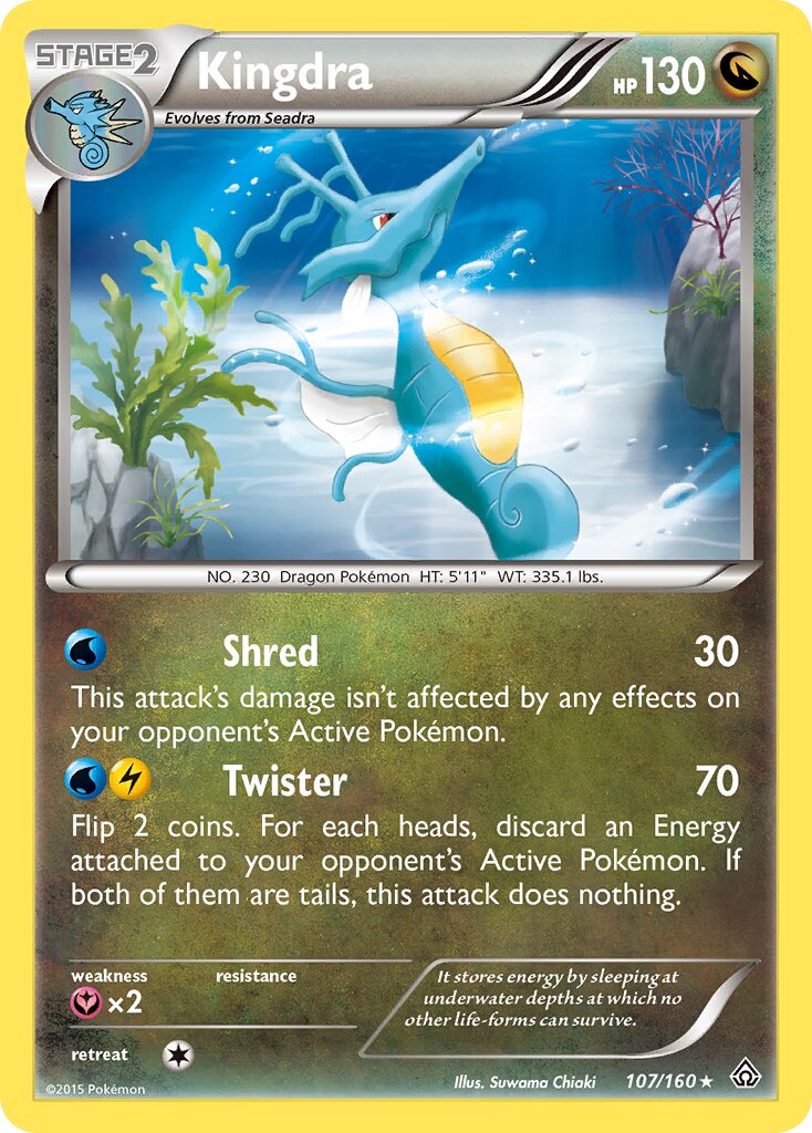 Kingdra 107/164 — Primal Clash (English Pokémon TCG card)