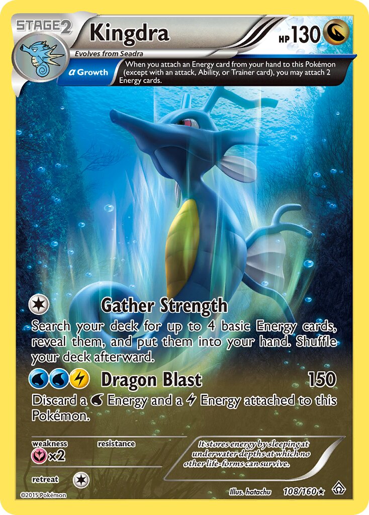 Kingdra 108/164 — Primal Clash (English Pokémon TCG card)