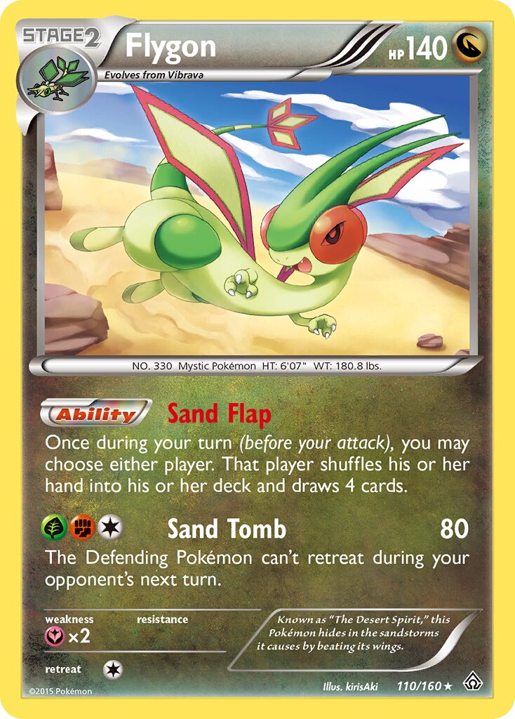 Flygon 110/164 — Primal Clash (English Pokémon TCG card)