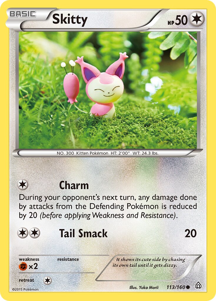 Skitty 113/164 — Primal Clash (English Pokémon TCG card)