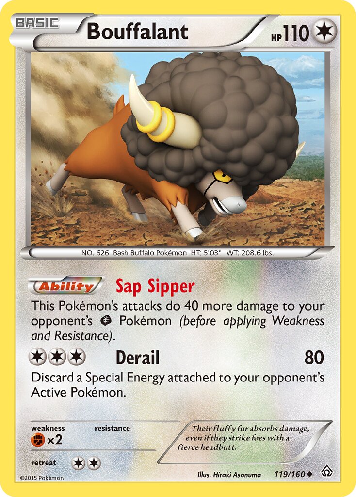 Bouffalant 119/164 — Primal Clash (English Pokémon TCG card)
