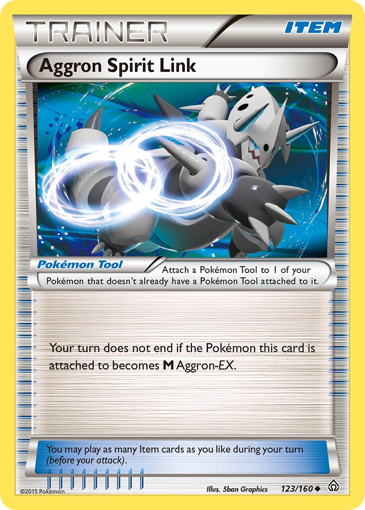 Aggron Spirit Link 123/164 — Primal Clash (English Pokémon TCG card)