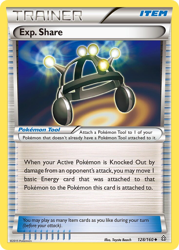 Exp. Share 128/164 — Primal Clash (English Pokémon TCG card)