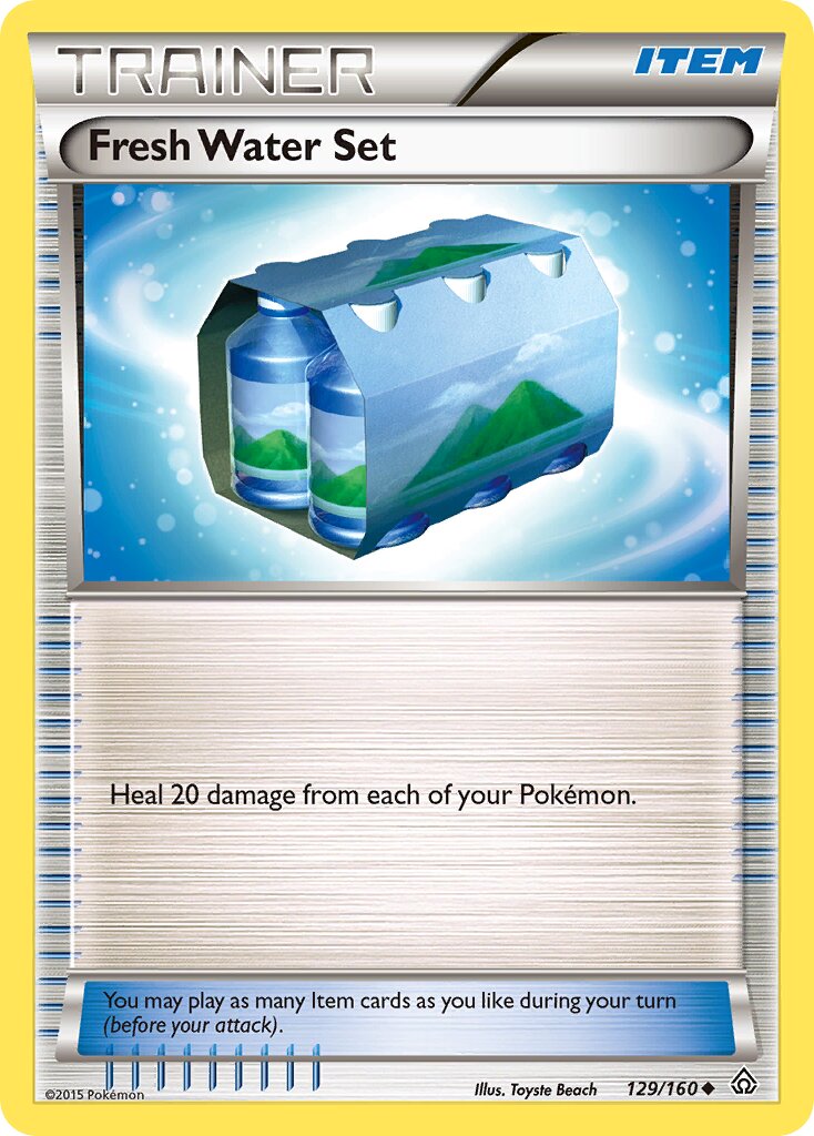 Fresh Water Set 129/164 — Primal Clash (English Pokémon TCG card)