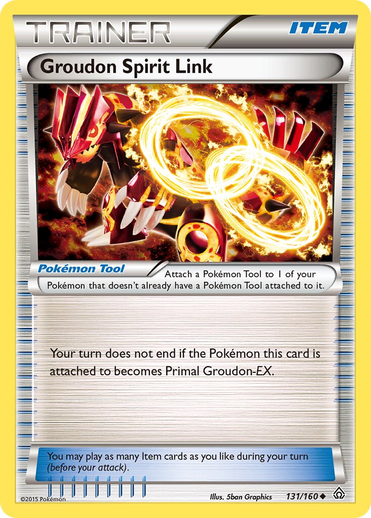 Groudon Spirit Link 131/164 — Primal Clash (English Pokémon TCG card)