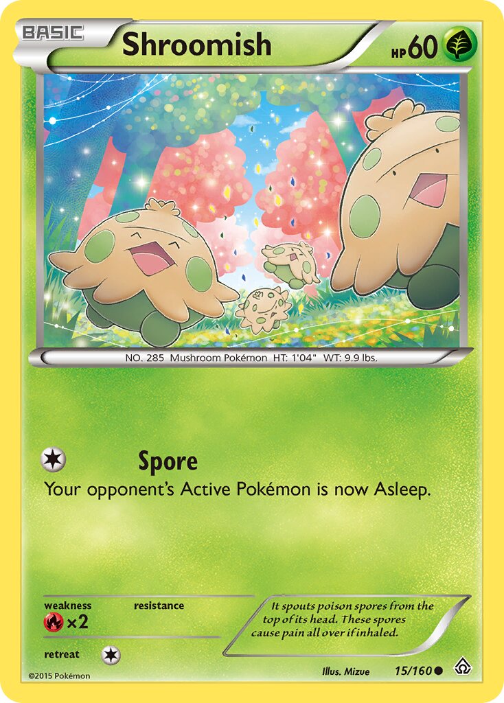 Shroomish 015/164 — Primal Clash (English Pokémon TCG card)