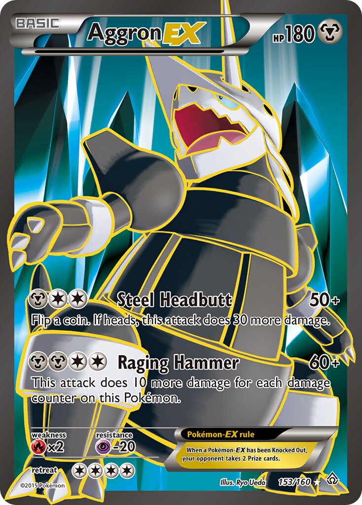 Aggron-EX 153/164 — Primal Clash (English Pokémon TCG card)