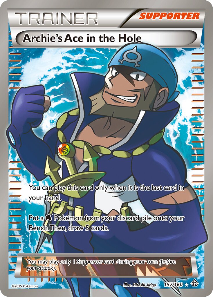 Archie's Ace in the Hole 157/164 — Primal Clash (English Pokémon TCG card)