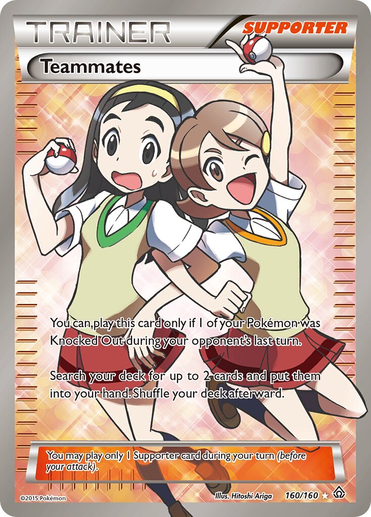 Teammates 160/164 — Primal Clash (English Pokémon TCG card)