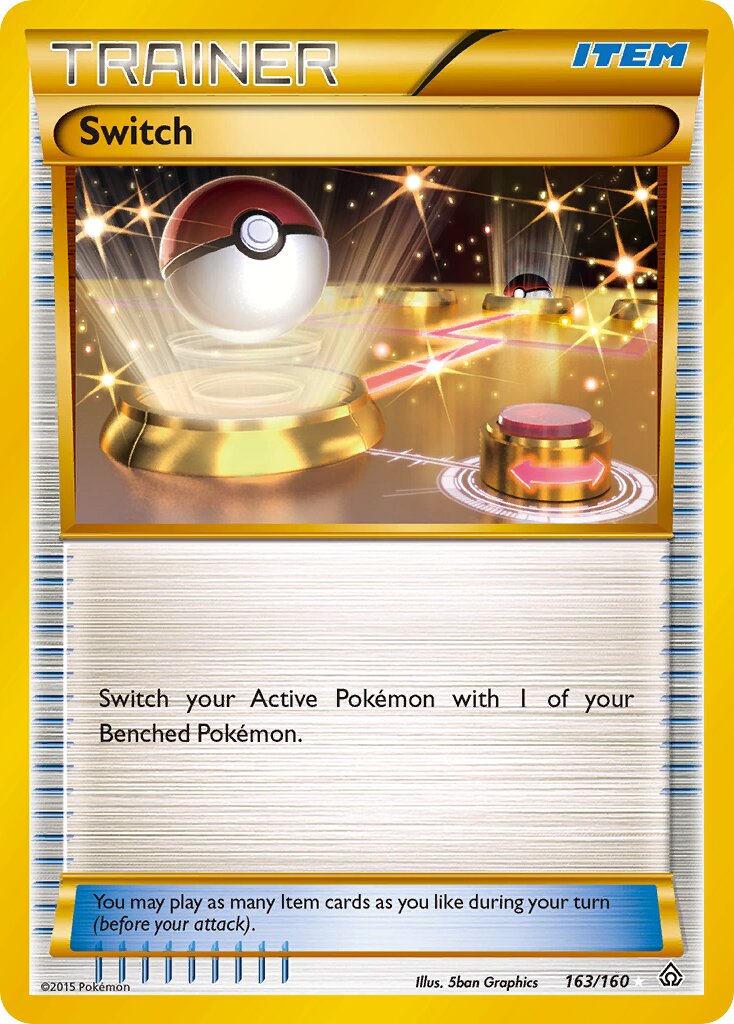 Switch 163/164 — Primal Clash (English Pokémon TCG card)