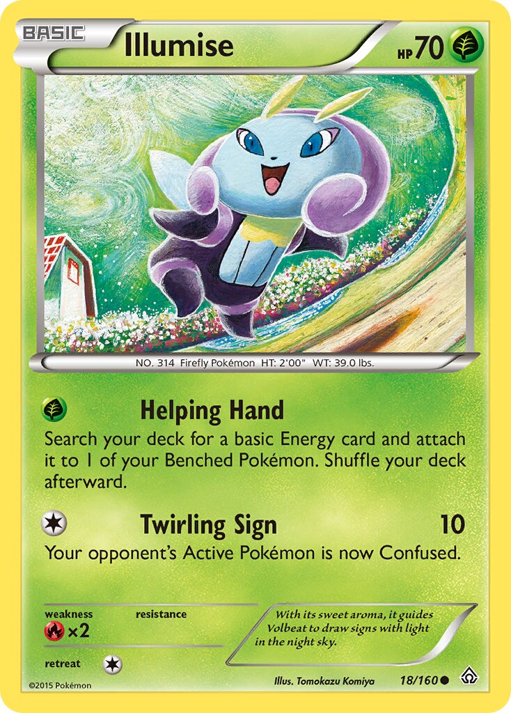 Illumise 018/164 — Primal Clash (English Pokémon TCG card)