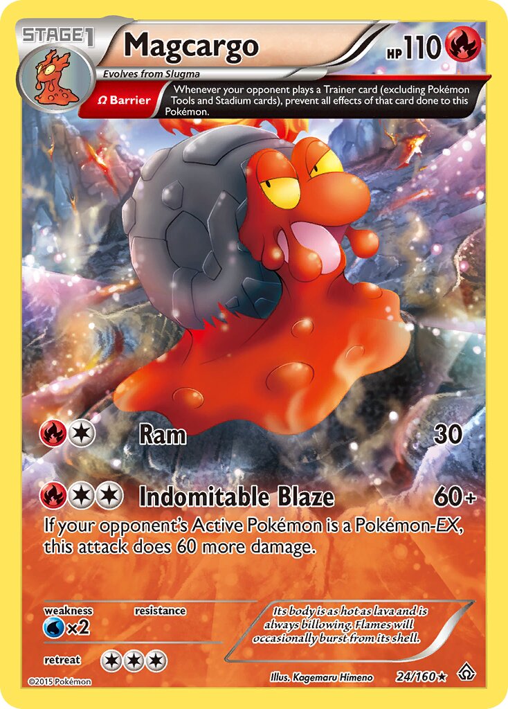 Magcargo 024/164 — Primal Clash (English Pokémon TCG card)
