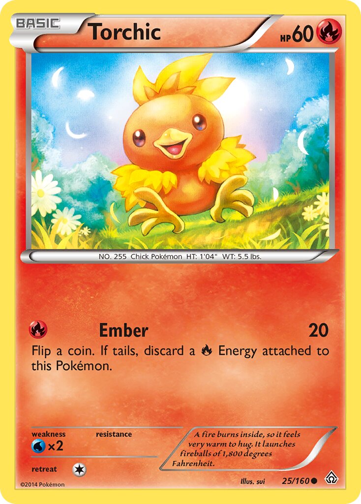 Torchic 025/164 — Primal Clash (English Pokémon TCG card)