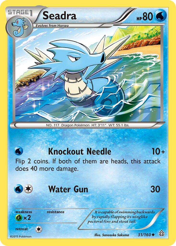 Seadra 031/164 — Primal Clash (English Pokémon TCG card)