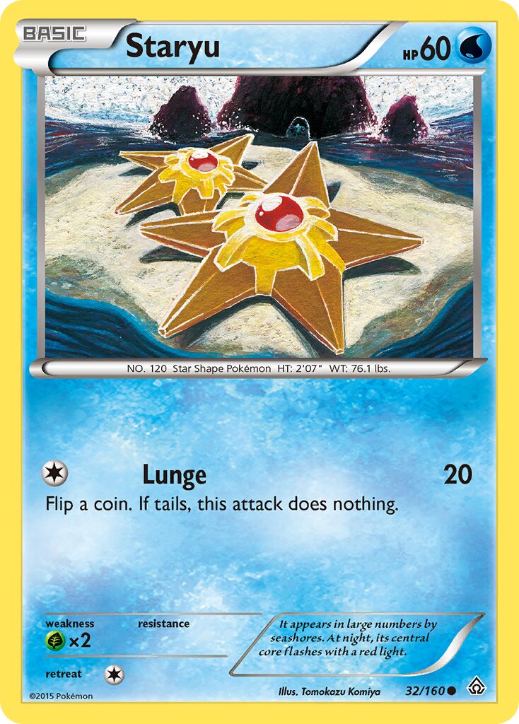 Staryu 032/164 — Primal Clash (English Pokémon TCG card)