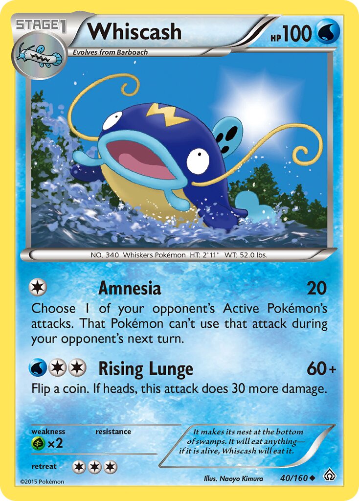 Whiscash 040/164 — Primal Clash (English Pokémon TCG card)