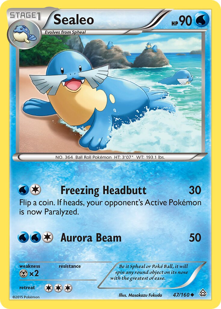 Sealeo 047/164 — Primal Clash (English Pokémon TCG card)