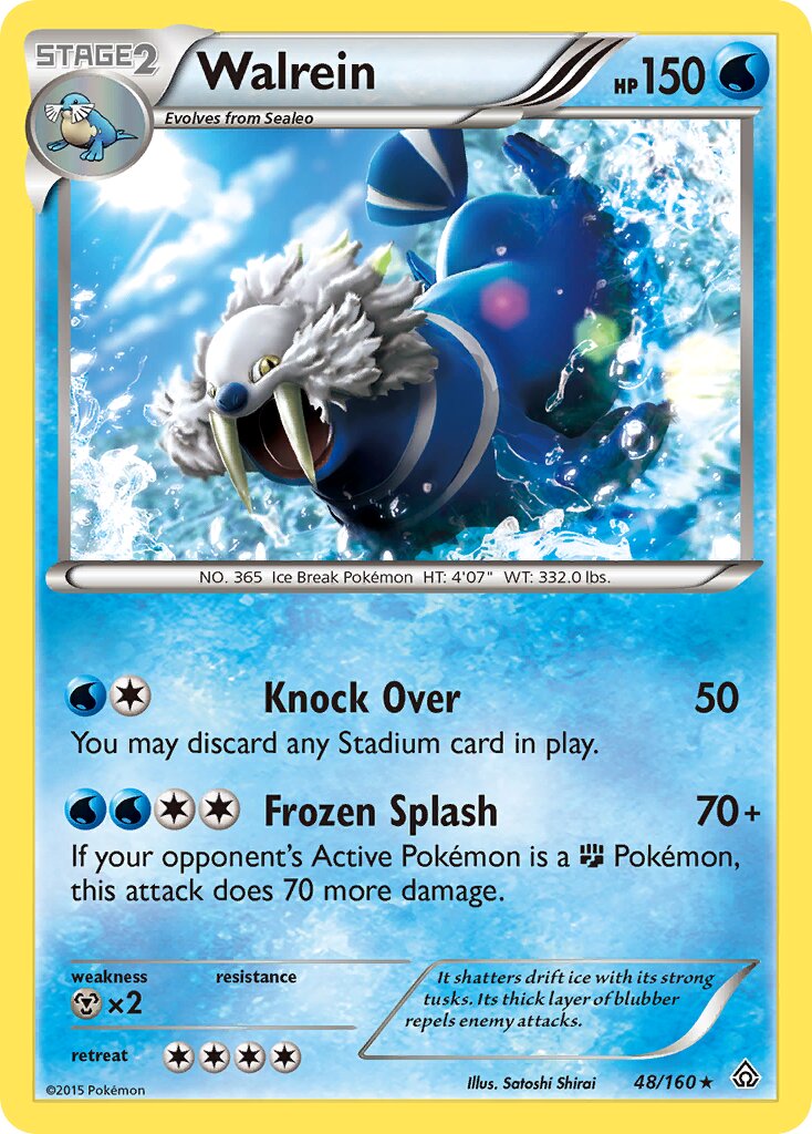 Walrein 048/164 — Primal Clash (English Pokémon TCG card)