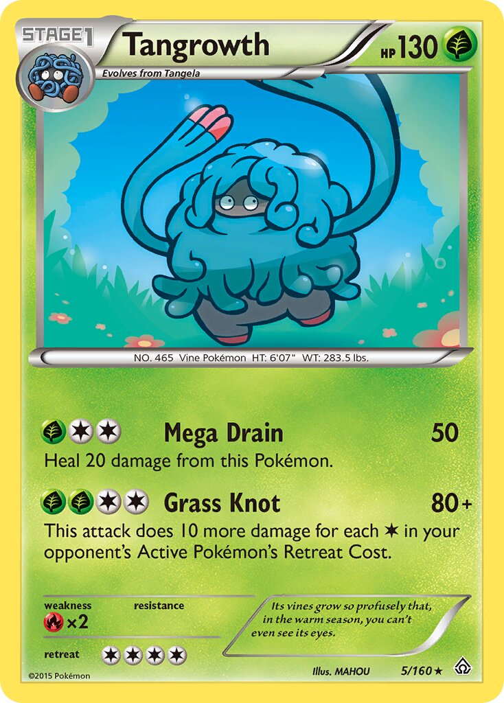 Tangrowth 005/164 — Primal Clash (English Pokémon TCG card)