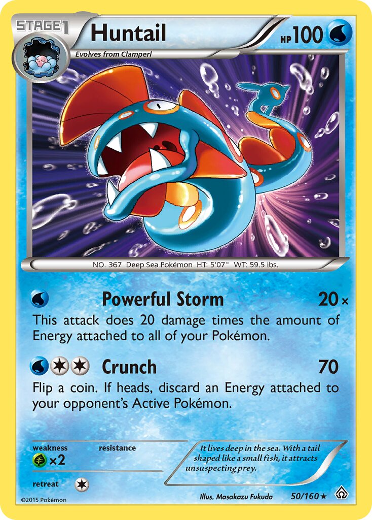 Huntail 050/164 — Primal Clash (English Pokémon TCG card)