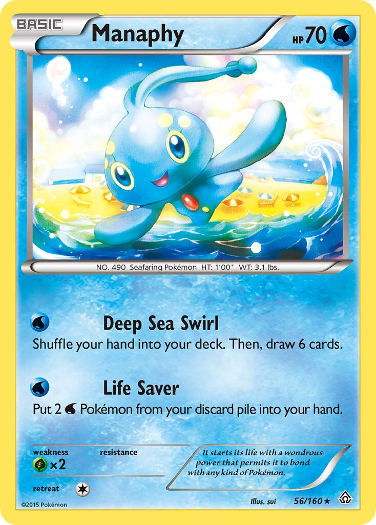 Manaphy 056/164 — Primal Clash (English Pokémon TCG card)