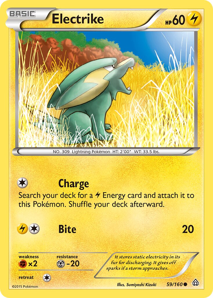 Electrike 059/164 — Primal Clash (English Pokémon TCG card)