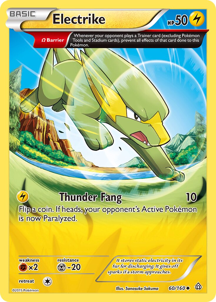 Electrike 060/164 — Primal Clash (English Pokémon TCG card)