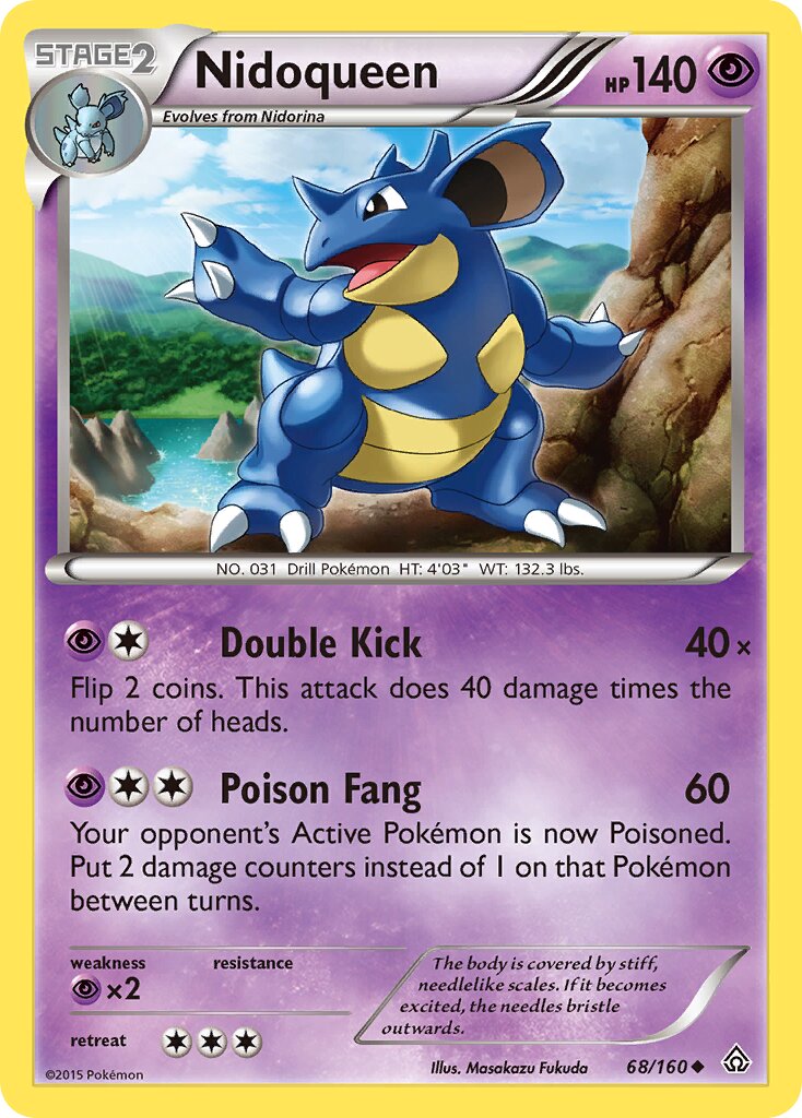 Nidoqueen 068/164 — Primal Clash (English Pokémon TCG card)