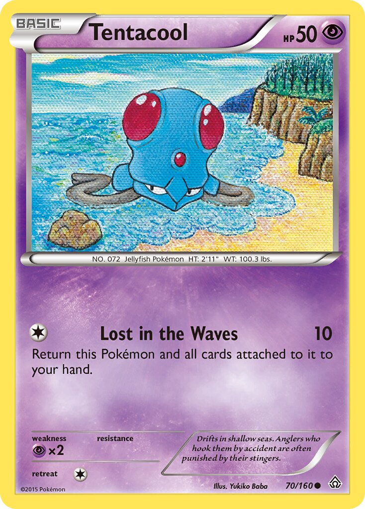 Tentacool 070/164 — Primal Clash (English Pokémon TCG card)