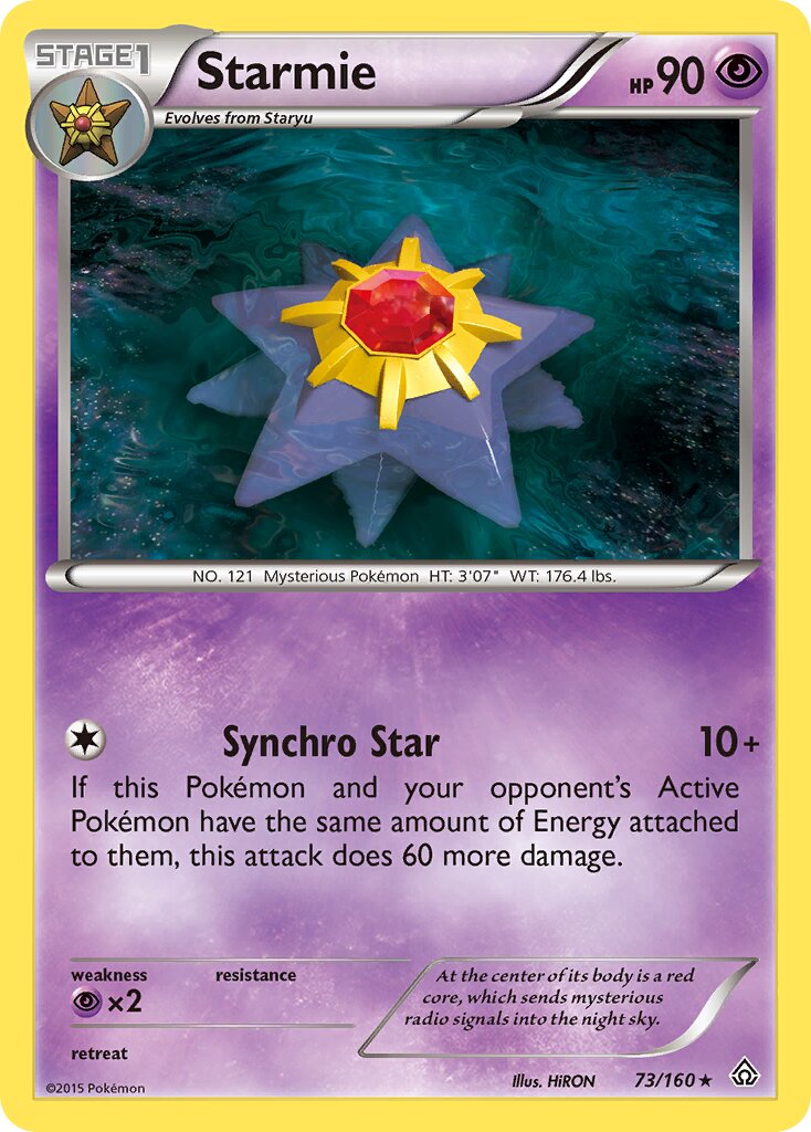 Starmie 073/164 — Primal Clash (English Pokémon TCG card)