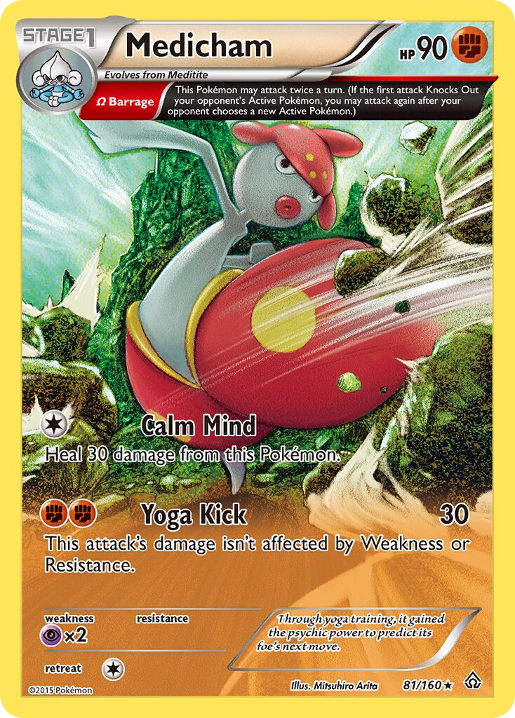 Medicham 081/164 — Primal Clash (English Pokémon TCG card)