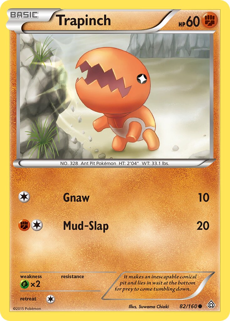 Trapinch 082/164 — Primal Clash (English Pokémon TCG card)