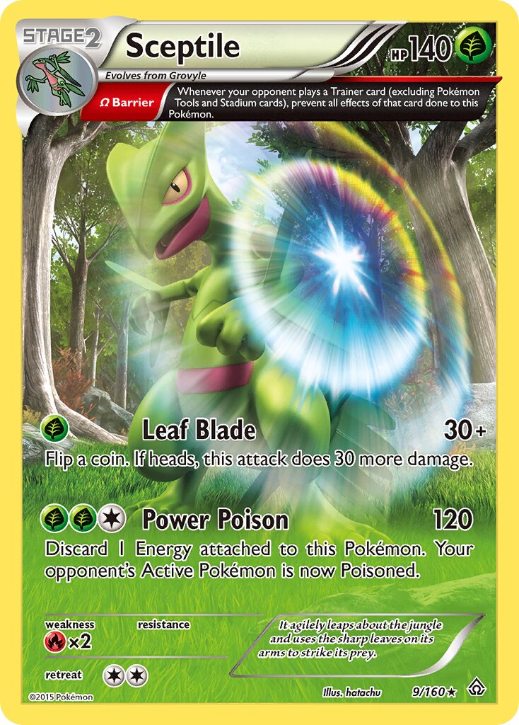 Sceptile 009/164 — Primal Clash (English Pokémon TCG card)