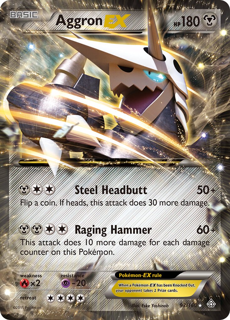 Aggron-EX 093/164 — Primal Clash (English Pokémon TCG card)