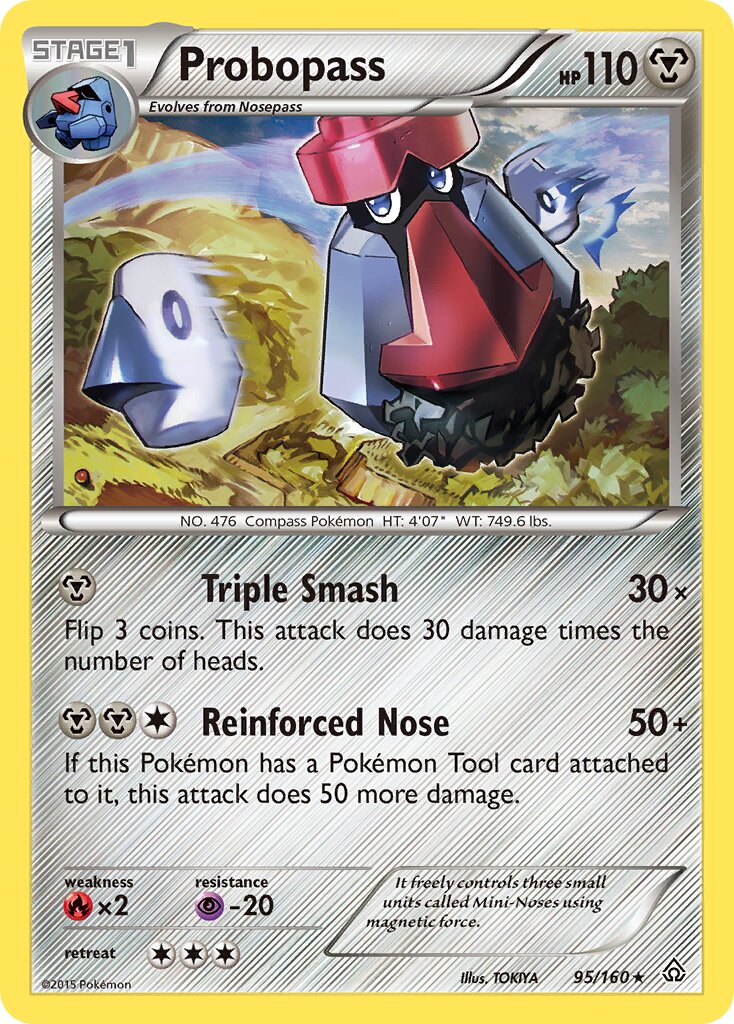 Probopass 095/164 — Primal Clash (English Pokémon TCG card)