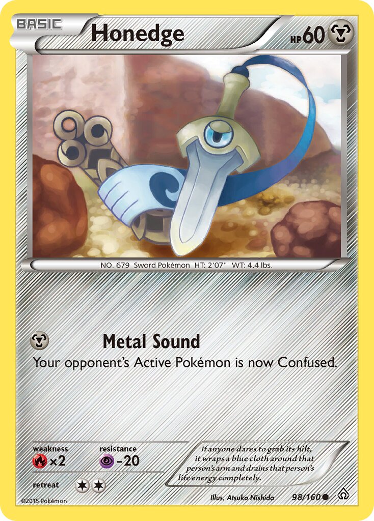 Honedge 098/164 — Primal Clash (English Pokémon TCG card)