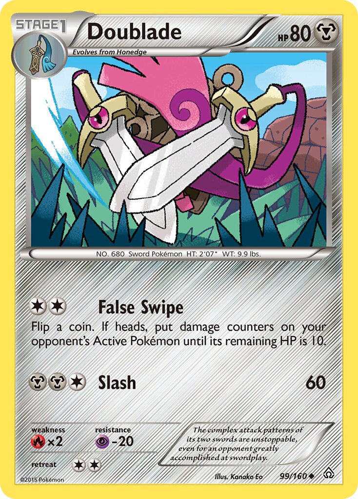 Doublade 099/164 — Primal Clash (English Pokémon TCG card)
