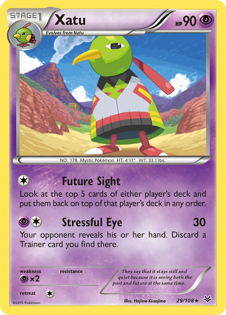 Xatu 029/112 — Roaring Skies (English Pokémon TCG card)