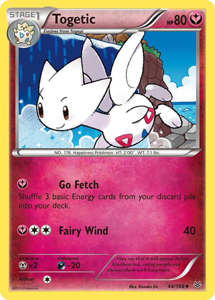 Togetic 044/112 — Roaring Skies (English Pokémon TCG card)