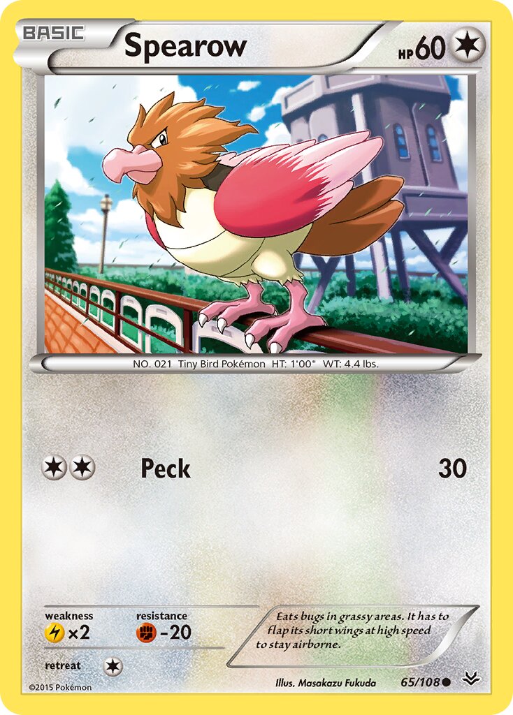 Spearow 065/112 — Roaring Skies (English Pokémon TCG card)