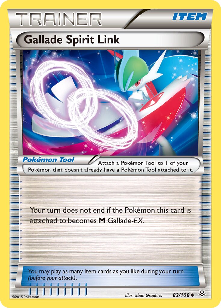 Gallade Spirit Link 083/112 — Roaring Skies (English Pokémon TCG card)