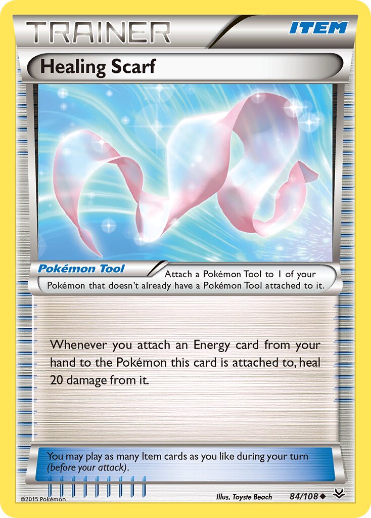 Healing Scarf 084/112 — Roaring Skies (English Pokémon TCG card)