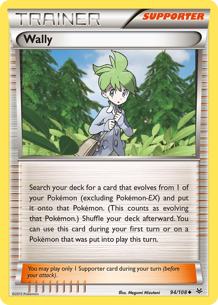 Wally 094/112 — Roaring Skies (English Pokémon TCG card)