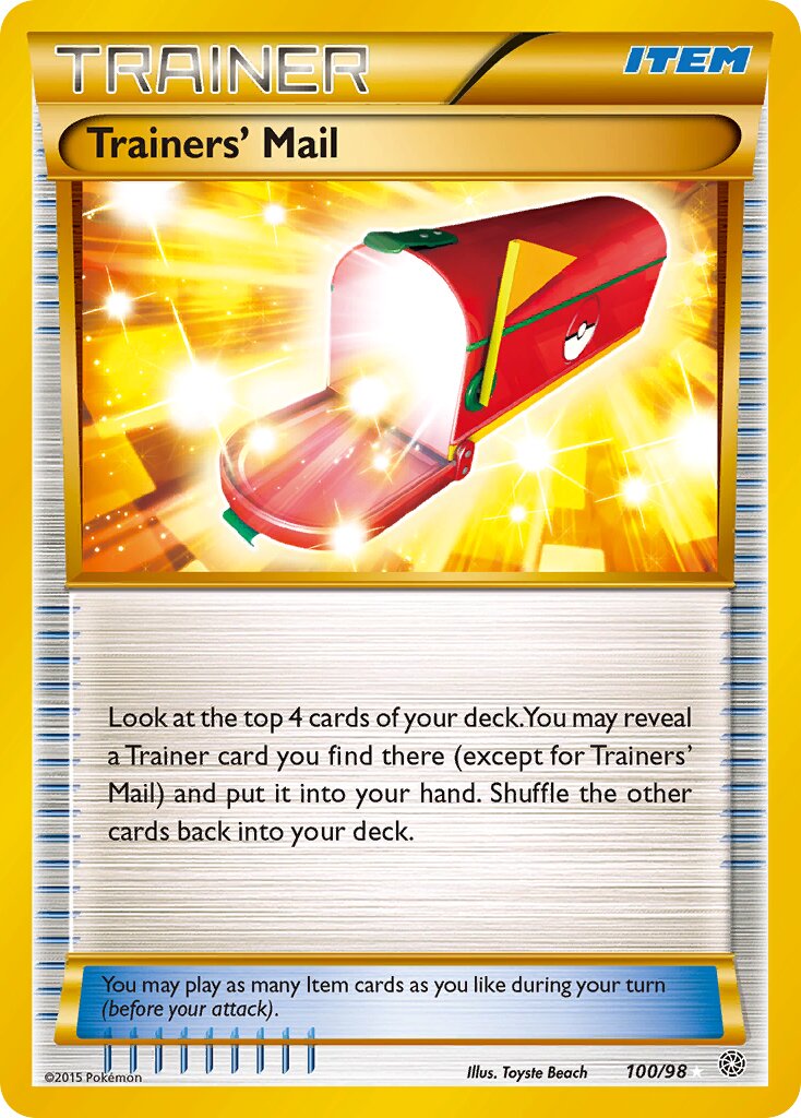 Trainers' Mail 100/101 — Ancient Origins (English Pokémon TCG card)
